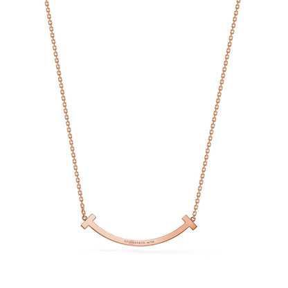 18K T Medium Diamond Pendant Necklace