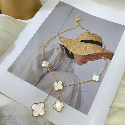 Magic Alhambra Six Motifs Clover Necklace
