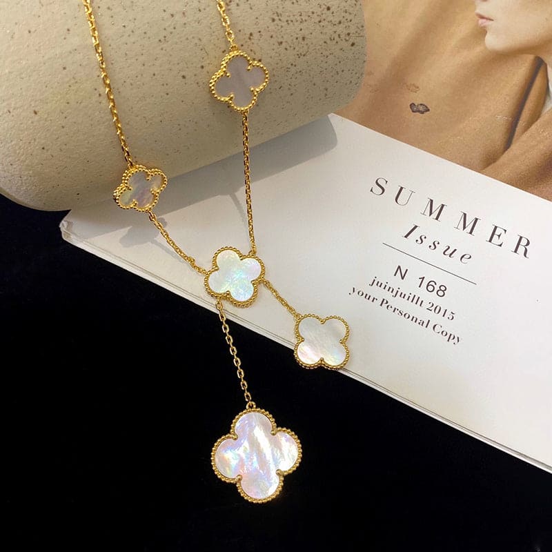 Magic Alhambra Six Motifs Clover Necklace