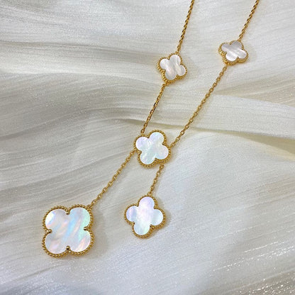 Magic Alhambra Six Motifs Clover Necklace
