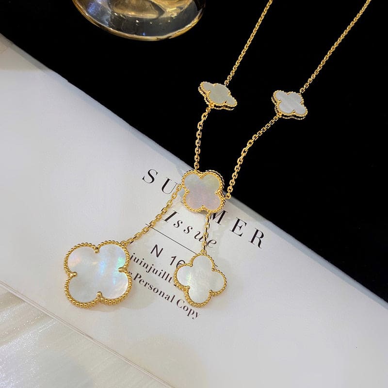 Magic Alhambra Six Motifs Clover Necklace
