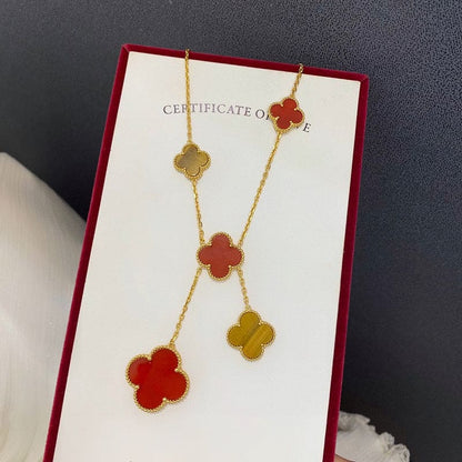 Magic Alhambra Six Motifs Clover Necklace