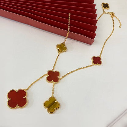 Magic Alhambra Six Motifs Clover Necklace
