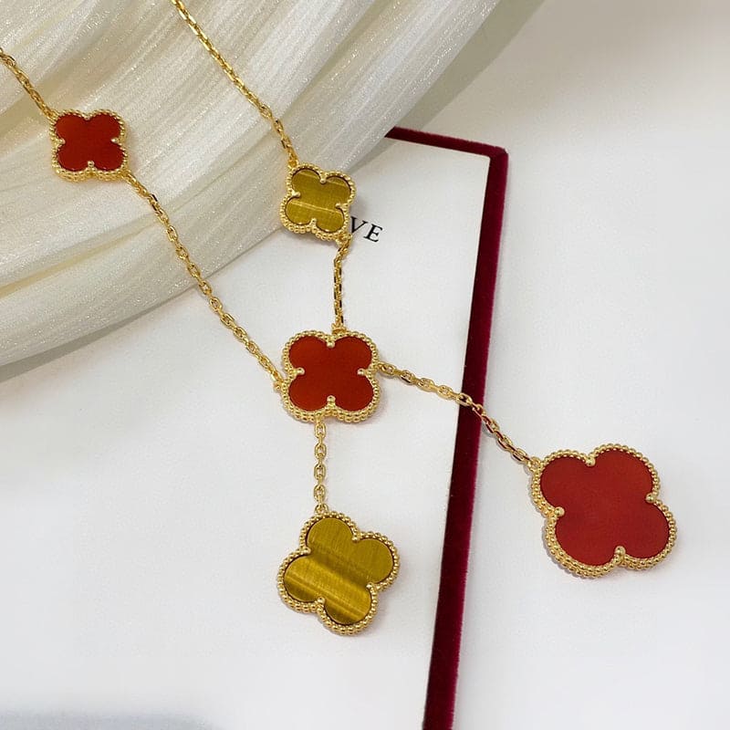 Magic Alhambra Six Motifs Clover Necklace