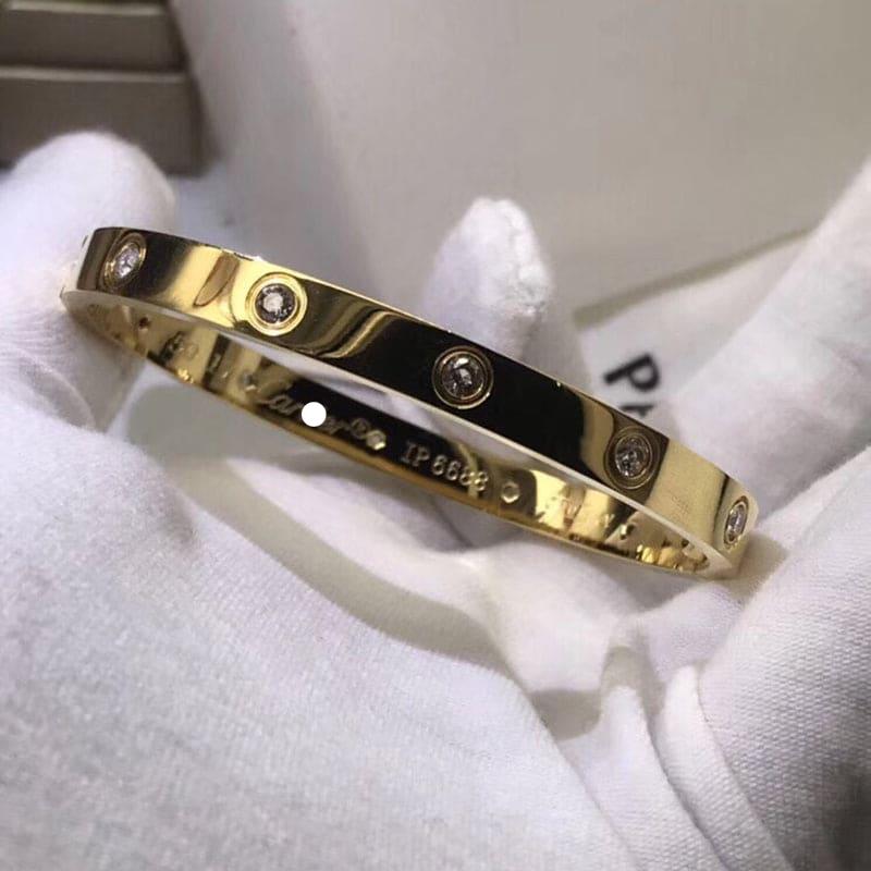 Ten Diamonds Love Bracelet