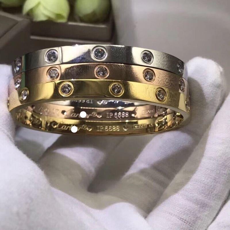 Ten Diamonds Love Bracelet