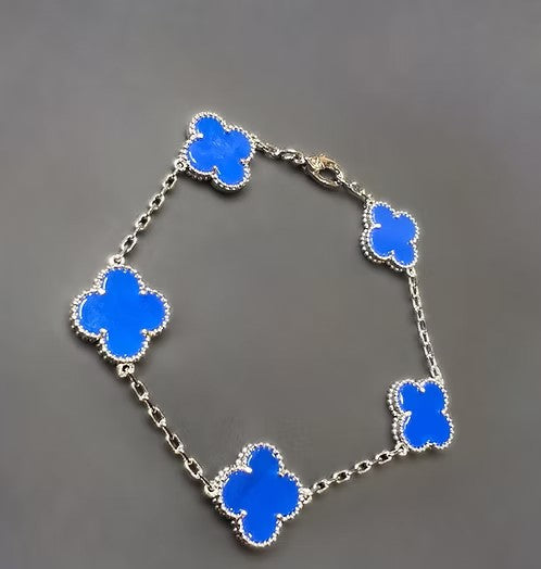 18K Vintage Alhambra Blue Bracelet
