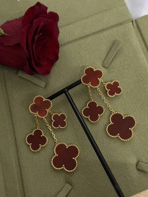 18K Magic Alhambra Four Motifs Earrings